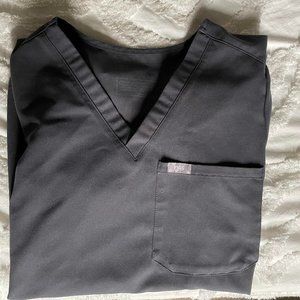 Figs Catarina Top - Extra Small - Charcoal Grey